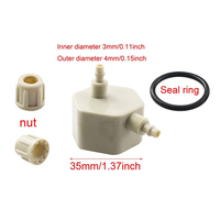 Générateur de CO2 pour aquarium, réacteur de dioxyde de carbone, diffuseur d'air pour aquarium, bouchon de bouteille à vis rapide, pièces et accessoires