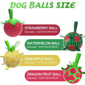 KINYU çevre dostu Ultra dayanıklı patentli PU ağır çok sekmeli interaktif açık eğitim-özel çiğneme dayanıklı köpek topu - Product Image 3