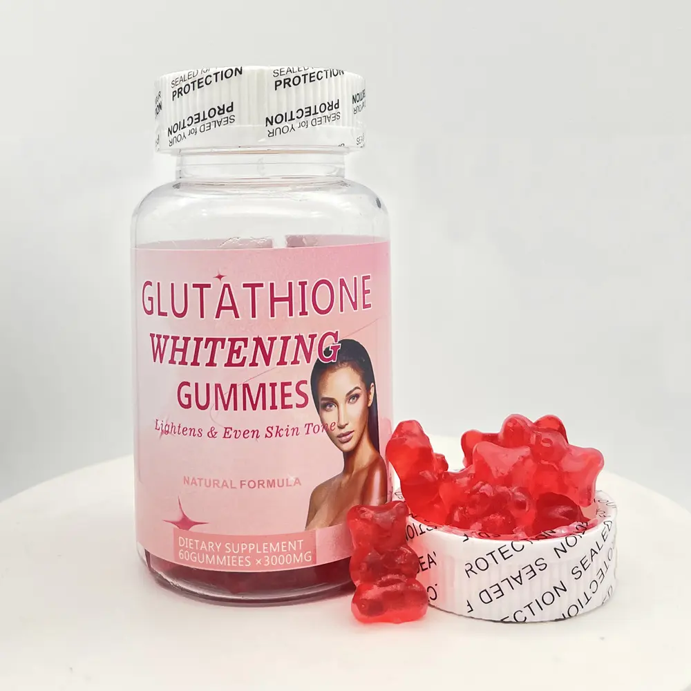 Private Label Antioxidant Glutathione Gummy Skin Whitening Glutathione Agent Skin Whitening Gummy for Wholesale Price