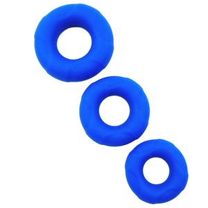 Regolabile 60mm piacere O pene anelli morbido elastico Silicone cazzo anello Set Sex Toy per gli uomini stimolazione erezioni più dure - Product Image 2