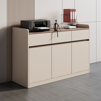 Armoires de classement en bois de luxe Mobilier de bureau Mobilier de bureau à semelle simple Classeur Table de bureau Armoire de rangement