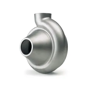 Aluminium Die Casting Cnc Mesin Presisi Flywheels Spin Impeller Produk Aluminium Gear Pump Casting