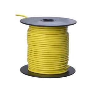 Cable <span class=keywords><strong>de</strong></span> Cobre Automotriz Trenzado <span class=keywords><strong>de</strong></span> Calibre <span class=keywords><strong>16</strong></span> para Camiones, Motocicletas, Autocaravanas, Uso General, 100 Pies, Aislamiento <span class=keywords><strong>de</strong></span> PVC Amarillo, RoHS - Product Image 1