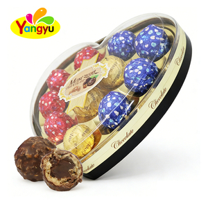 Chocolat en forme de cœur romantique tendance avec feuille d'aluminium pour cadeaux - Product Image 2