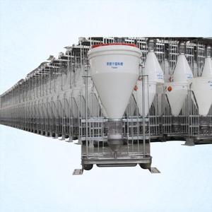 Nouvel Équipement Agricole Authentique Marque Hengyin, Mangeoire Automatique Humide/Sèche en Plastique+Acier Blanc pour Porcs, 50KG, Garantie 1 An - Product Image 1