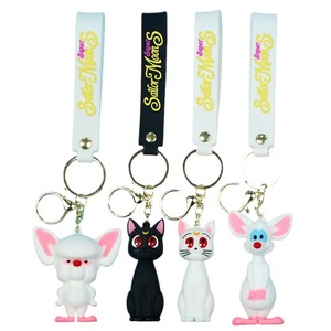 Nuevo Llavero Creativo de PVC con Diseño de Gato de Dibujos Animados y Anillo - Venta al por Mayor para Vendedores Ambulantes y Pequeños Minoristas - Product Image 5
