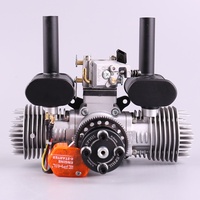Moteur à essence pour avion modèle réduit EPHIL XG-40cc-T PRO avec démarreur électrique, bicylindre opposé, pour aile fixe