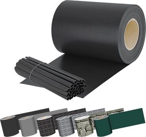 Factory Manufacture Sichtschutzstreifen Privacy Screen Tarpaulin Pvc Tarpaulin Material Strip Screen Fence Roll - Product Image 1