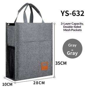 Sac de classement A4 grande capacité pour étudiants, vente directe du fabricant, sac de classement professionnel portable, sac en tissu Oxford imperméable - Product Image 5