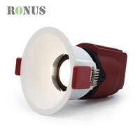 Plafonnier LED encastré anti-éblouissement 5W COB réglable pour hôtel, fabrication chinoise