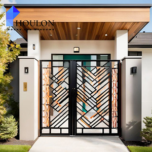 Precio competitivo Puertas exteriores Puertas delanteras principales <span class=keywords><strong>de</strong></span> <span class=keywords><strong>entrada</strong></span> <span class=keywords><strong>de</strong></span> hierro forjado <span class=keywords><strong>de</strong></span> alta calidad personalizadas - Product Image 5