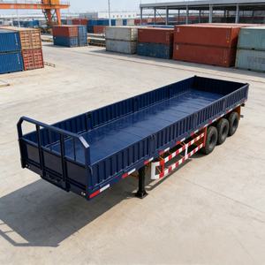 Semirremolque de Acero de Alta Calidad con 2/3/4 Ejes y Paredes Laterales Fijas, Económico en Venta - Product Image 1