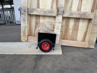 Chariot à panneaux réglables robustes, chariot à deux roues, capacité de 600 livres pour chariot de manutention