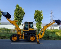 Chargeuse-pelleteuse HAIJU WZ40-30 Min. Entreaxe au sol 320 mm Débit de la pompe de travail 63 ml/r Débit du système : 140 L/min Bras de pelle télescopique en option