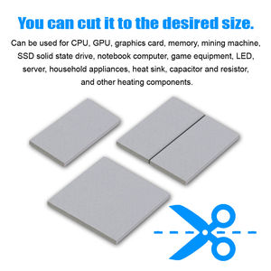 13.8w/<span class=keywords><strong>m</strong></span>.k 熱伝導性シリコンパッド 非導電性 CPU GPU グラフィックスカード 水冷 <span class=keywords><strong>M</strong></span>.2 SSD RAM ヒートシンク冷却シリコンマット - Product Image 6