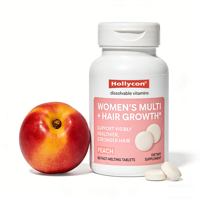 OEM Customize Soluble Lady Multivitamin Tablets Biotin Hair Growth Supplement Herbal Capsules Containing Bamboo Plant Extract