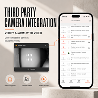 Aplicación Móvil Secusystem, Sistema de Alarma Inteligente, Control Remoto, Guía de Instalación de Seguridad para Sistema de Alarma Inalámbrico, Verificación por Video