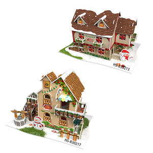 Kersthuis 3d Puzzel - Product Image 5