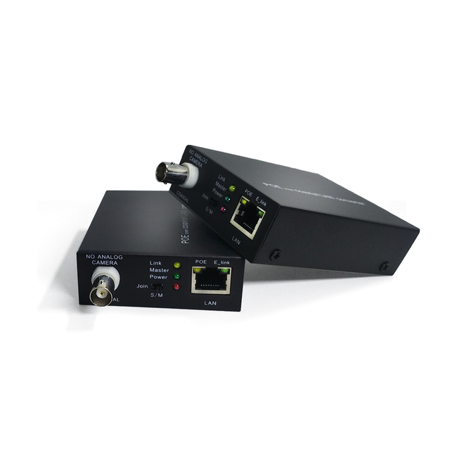 PoE Over Existing Coax Extender 500m | Retrofit IP Camera Adapter RG6 BNC | 802.3at 30W Plug & Play Pair Set | CE