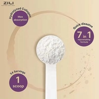Poudre de peptides de collagène pour l'éclat de la peau, enzymes digestives pour les cheveux et les ongles, complément beauté pour adultes, végétalien, certifié GMP