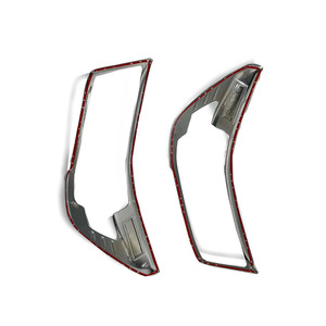 ชุดแต่งครอบไฟหน้ารถยนต์ สำหรับ โตโยต้า ไฮลักซ์ รีโว่ 2WD ปี 2021  ครอบไฟหน้าโครเมียม อุปกรณ์ตกแต่งขอบไฟ - Product Image 3