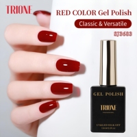 HEMA FREE – Nouveau Kit de Vernis Gel UV Rouge de Haute Qualité, 18 Couleurs Unies pour Salons de Manucure, Fournitures Professionnelles, Marque Privée