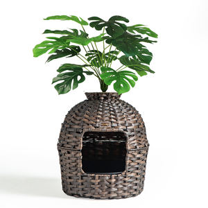 حاوية JY أثاث مخفي مع نباتات صناعية منسوجة يدويًا rantan <span class=keywords><strong>Cat</strong></span> - Product Image 3