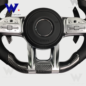 Pour Mercedes Benz W212 W463 W464 W205 W204 W207 W213 W222 W223 W211 GLA GLB <span class=keywords><strong>AMG</strong></span> GLE GLS Sport Volant De Voiture En Fiber De Carbone - Product Image 5