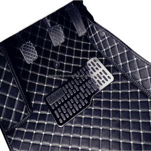 Aleación de aluminio Universal <span class=keywords><strong>Car</strong></span> Floor Mat Carpet <span class=keywords><strong>Heel</strong></span> <span class=keywords><strong>Pad</strong></span> Plate Foot Metal Pedal <span class=keywords><strong>Pad</strong></span> - Product Image 2