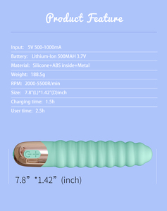 शक्तिशाली 10 आवृत्ति g स्पॉट वाइब्रेटर रिचार्जेबल डिल्डो वांड लव लव एंड लव लव - Product Image 5