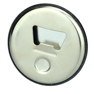 Artigifts Nhà Cung Cấp Nhà Máy Kim Loại Pin Nút Huy Hiệu Biểu Tượng Tùy Chỉnh In Thiết Kế Miễn Phí Của Riêng Bạn Nút Tròn Tin Bottle Opener - Product Image 2