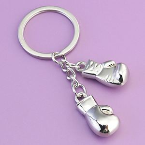 New Style 3D Metal Boxing Glove Fighting <b>Keychain</b> Sports Keyrings Gifts for Man Bag Pendants Keyrings - Product Image 4