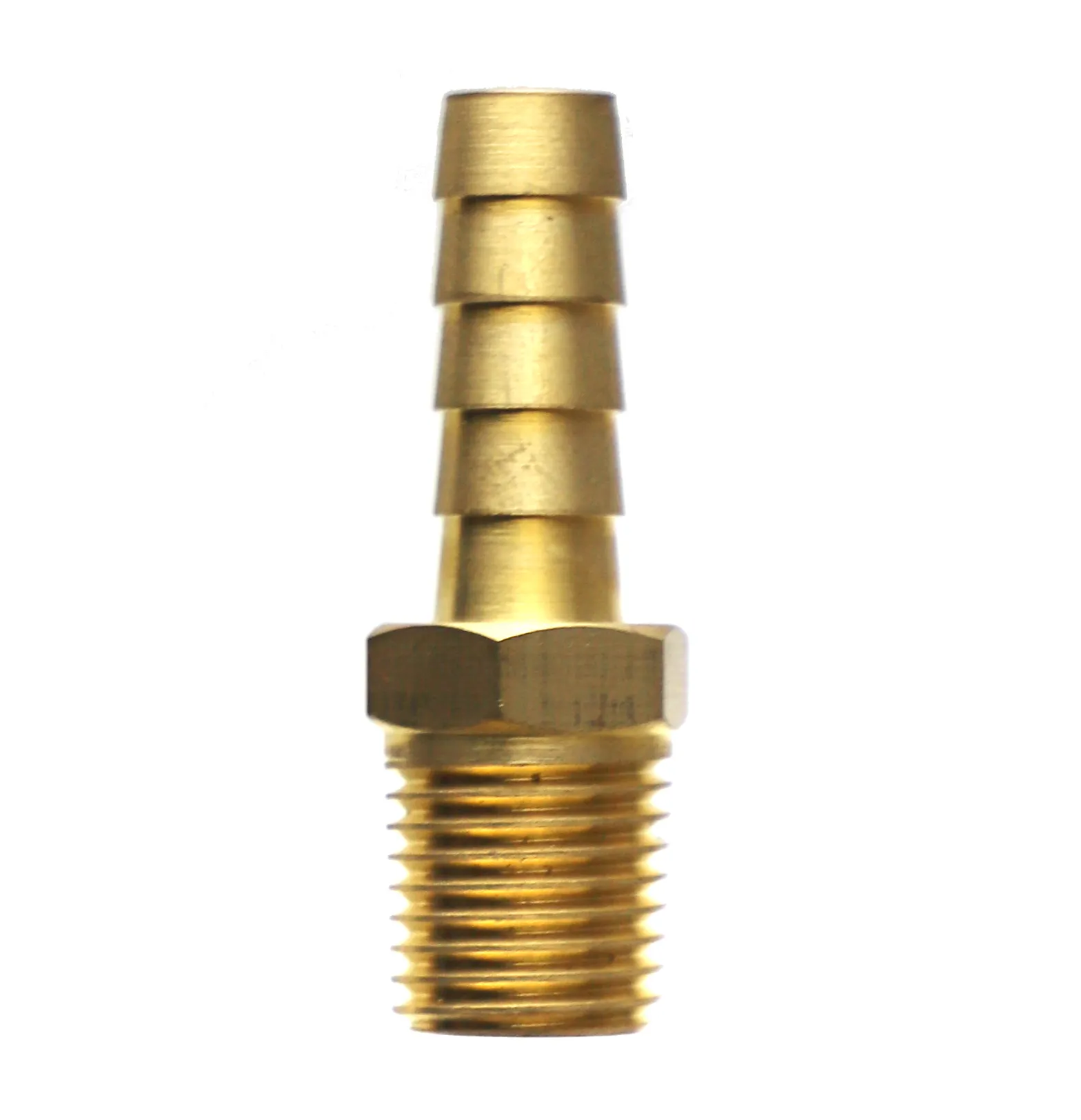 Hose Male Thread to Barb Brass Hex Nipple Adapter Pipe Tube Fittings Quick Connecter
