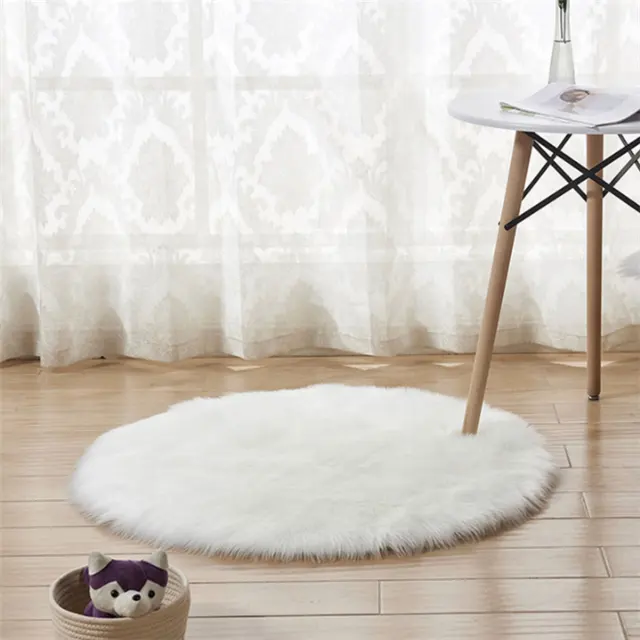 Luxury alfombra tapis shaggy sheepskin faux fur carpets rugs mats white custom rugs and carpets faux fur area rugs