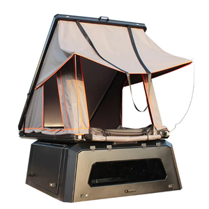 Nhà Máy Tùy Chỉnh OEM 4X4 Chống Trộm Xe Tải <span class=keywords><strong>Camper</strong></span> Phổ Tán Pickup Hardtop Nhôm Tán Với Mái Lều - Product Image 3