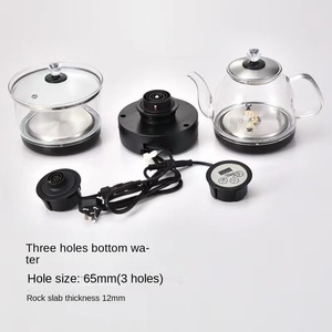 High Quality Portable Cordless Automatic Tea <b>Kettle</b> Stainless Steel Boil-Dry Protection Digital Control 1.0L Capacity Hotel - Product Image 5