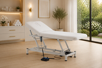 Table de massage électrique à 1 moteur, 185 cm, hauteur réglable, pour soins du visage et spa, avec pédale – Vente en gros