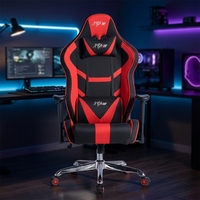 Chaise de jeu minimaliste de luxe, rembourrage haut de gamme blanc et violet, luxe