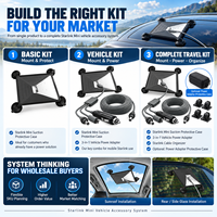 Support à ventouse Starlink Mini avec câble d'alimentation pour voiture, camping-car, yacht, camping, kit de montage Starlink Mini pour véhicule, étui de protection