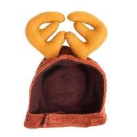 Vêtements de Noël pour chiens et chats, couleur rouge, chapeau de Père Noël, écharpe, accessoires pour animaux de compagnie, jouets pour animaux de compagnie, vente en gros
