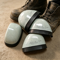 Embout de protection en fibre de verre non métallique, résistant à l'abrasion, disponible en plusieurs formes, pièce de protection durable pour chaussures de travail de restauration et de sécurité