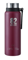 Bouteilles d'eau de sport en acier inoxydable isolées sous vide à double paroi de 650ml flacons à boire personnalisés