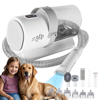 AFP 2025-Kit de toilettage pour animaux domestiques 2.5L, aspirateur à grande capacité, tondeuse à cheveux pour chiens et chats, outils de nettoyage