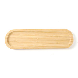 Cross-border certified bamboo <b>long</b> tray, afternoon tea/coffee tray, exquisite and luxurious jewelry storage tray, Nordic style - Product Image 3