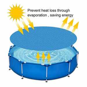 Couverture solaire flottante robuste <span class=keywords><strong>anti</strong></span>-âge pour piscine ronde ou rectangulaire - Product Image 2