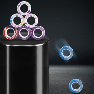 Printed Fidget Spinner Ring Stress Reducer Finger <b>Toy</b> Office <b>Desk</b> Fidget <b>Toy</b> for Adults Office Stress Relief Daily Use - Product Image 3