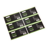 Autocollants personnalisés imperméables et résistants à l'huile avec pelliculage brillant, étiquettes adhésives pour emballage et papeterie en feuille