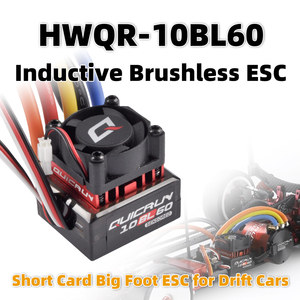ESC Brushless QUICRUN 10BL60 Sensored 60A pour voiture de drift et de course 1/10, idéal pour les débutants, excellent <span class=keywords><strong>rapport</strong></span> <span class=keywords><strong>qualité</strong></span>-<span class=keywords><strong>prix</strong></span> - Product Image 6