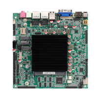 Motherboard ITX industri Mini N100/N97/N150/N305 Intel 12 Gen DDR4 tunggal X86 Linux RS232 LVDS kios Mainboard untuk PC