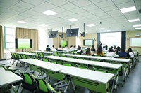 Meubles de salle de formation table d'étudiant table de bureau pliable mobile colorée et multifonctionnelle 1.2-1.4m longue table pour deux